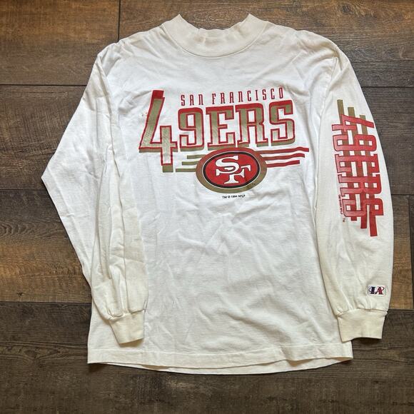 LA Gear Other - San Francisco‎ 49ers Vintage LA Gear Mock/crew Neck NFL Football Long sleeve Lg